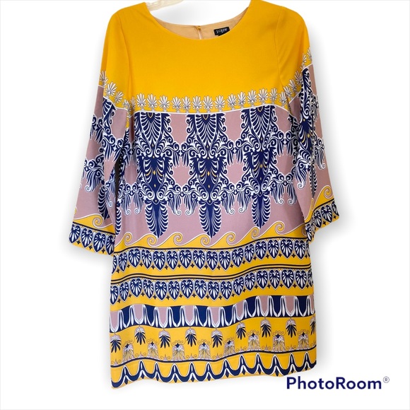 J. Crew Factory Dresses & Skirts - J. Crew Factory Jules Scroll Print Shift Dress Size 4